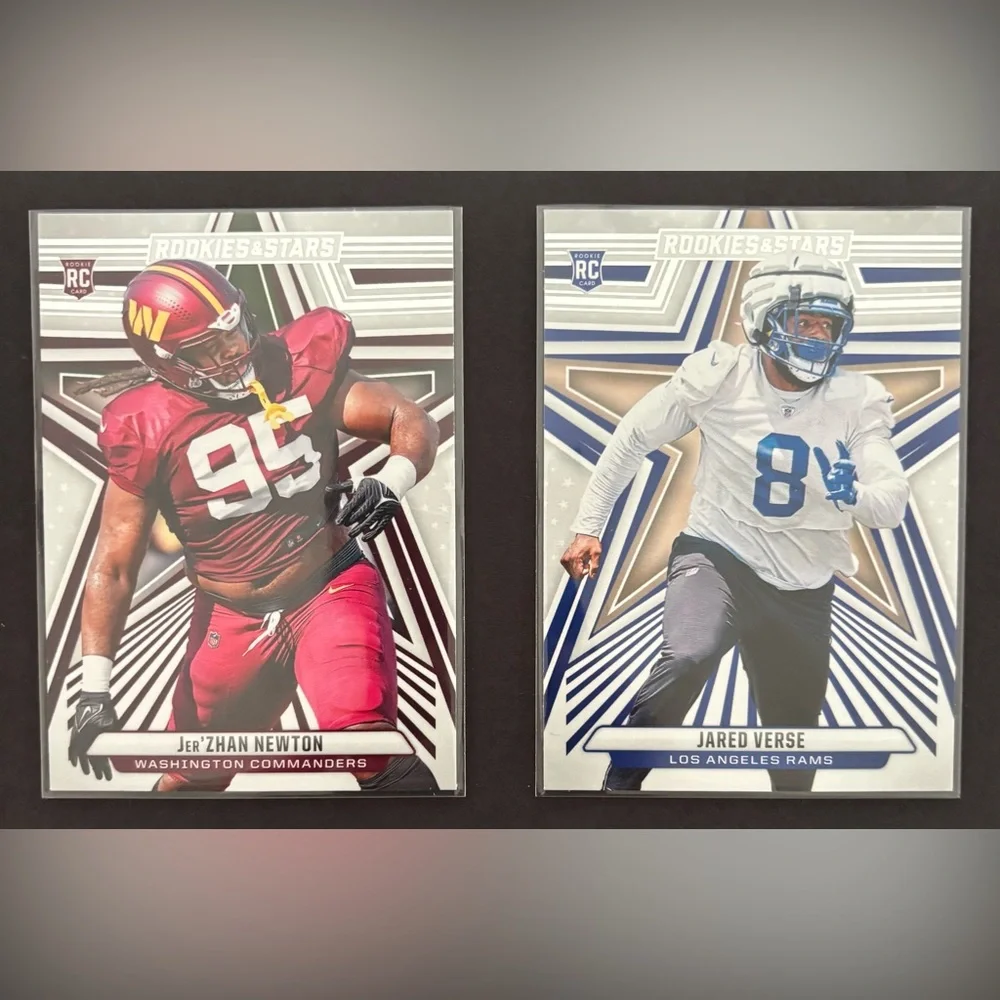 2024 Panini Rookie & Stars Football Card Lot – 8 Cards –‎ Mint